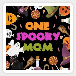 One Spooky Mom Sticker